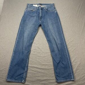Banana Republic Basic 5 Pocket Jeans‎ Mens 33x32 Blue Denim Comfort Casual